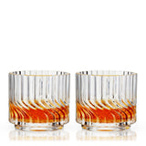 Zephyr Crystal Lowball Tumblers Set of 2