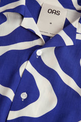 Viscose Shirt | Blue Rippling | OAS Company
