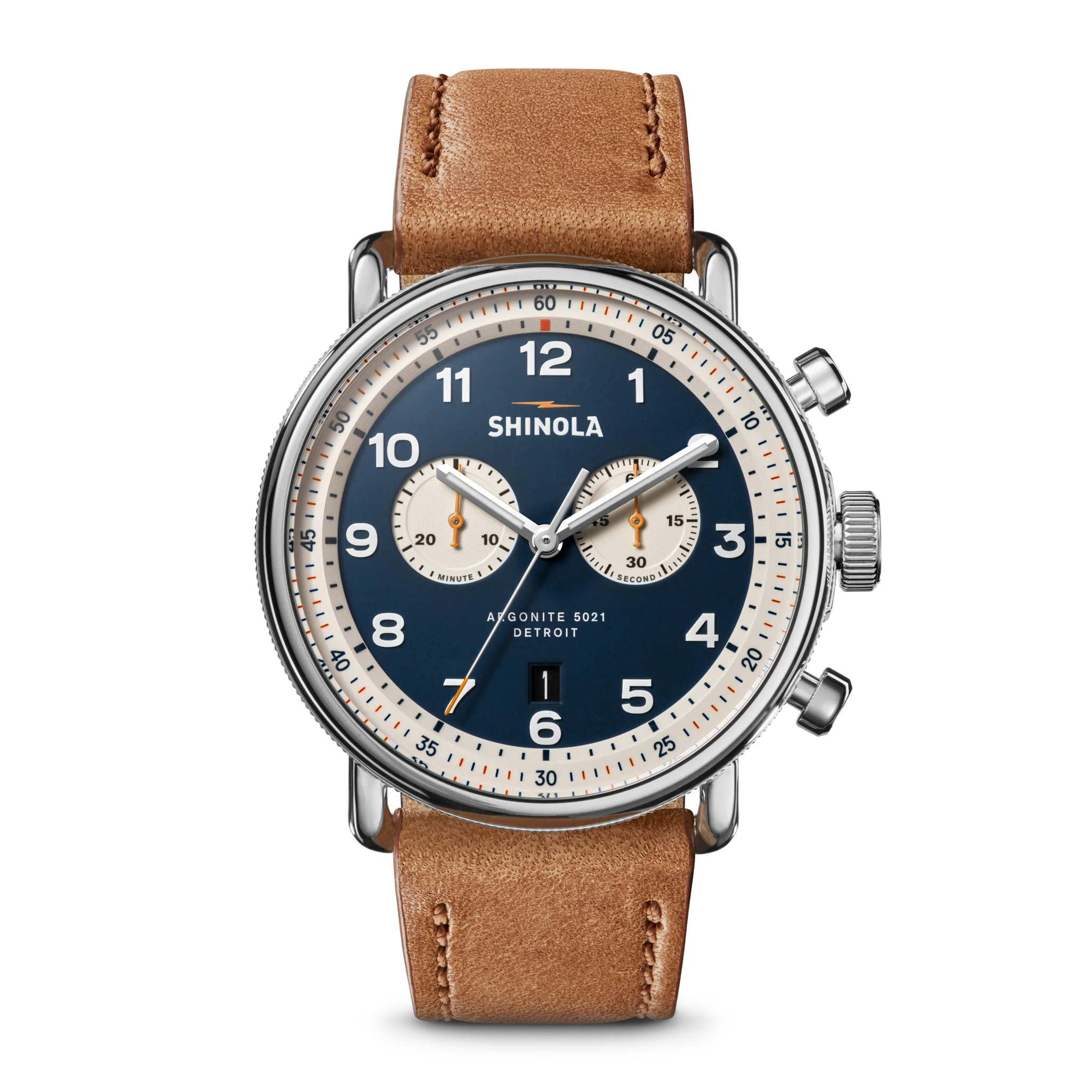 Canfield C56 Chronograph 43mm | Continental Blue | Shinola Detroit