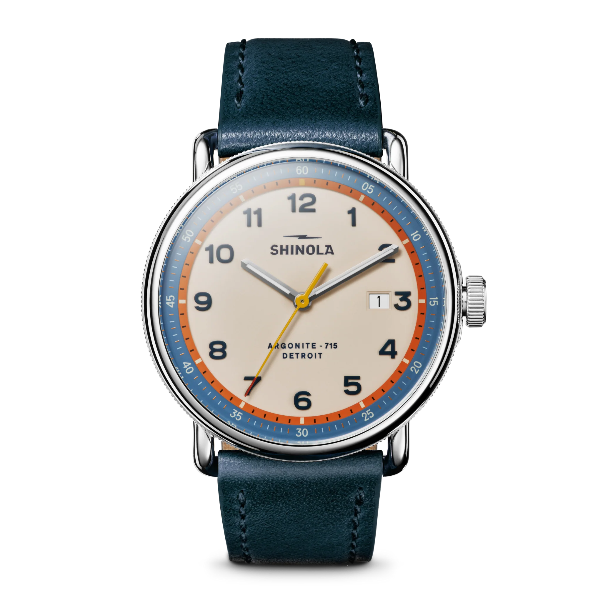 The Canfield C56 43mm | Navy | Shinola Detroit – Manready Mercantile