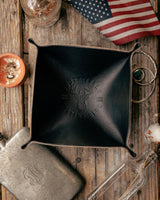 Leather Valet Tray | South Texas Hunting Club | Manready Mercantile