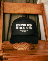Printed Trucker Hat | Round Top Feed & Seed | Manready Mercantile