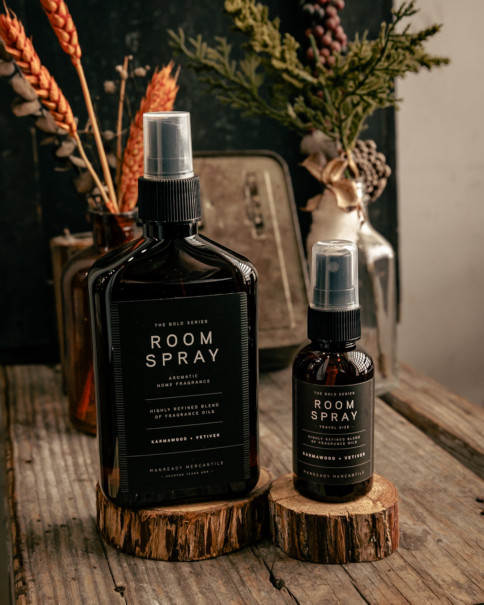 Room Spray | Karmawood + Vetiver | Manready Mercantile
