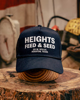 Printed Trucker Hat | Heights Feed & Seed | Manready Mercantile
