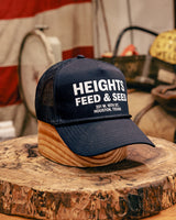 Printed Trucker Hat | Heights Feed & Seed | Manready Mercantile