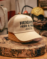 Printed Trucker Hat | Heights Feed & Seed | Manready Mercantile