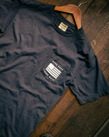 Graphic Pocket Tee | Work Hard Live Well | Denim | Manready Mercantile