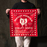Quality Goods Bandana | Red | Bradley Mountain