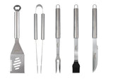 Jim Beam 5pc Stainless Steel Grilling tool Set