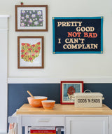Pretty Good Not Bad I Can't Complain Camp Flag | John Prine x Oxford Pennant