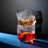 Zephyr Crystal Lowball Tumblers Set of 2