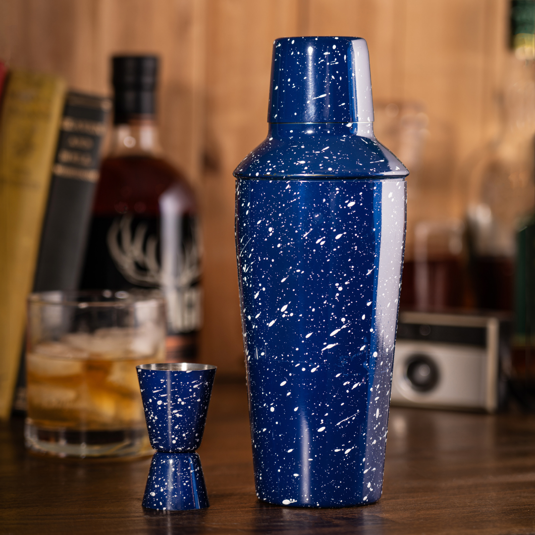 Enamel Camping Shaker & Jigger | Foster & Rye – Manready Mercantile