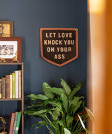 Let Love Knock You On Your Ass Camp Flag | Jason Isbell x Oxford Pennant