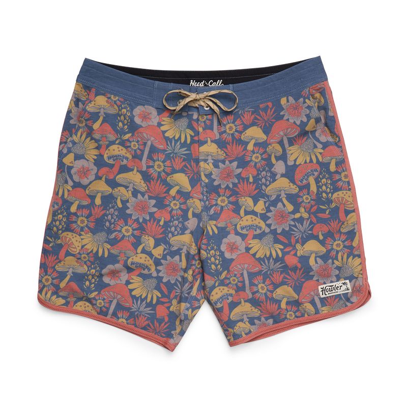 GRINDLODGE ×BOAB Bruja Boardshorts | Fungi Forage : Night Fall | Howler Bros
