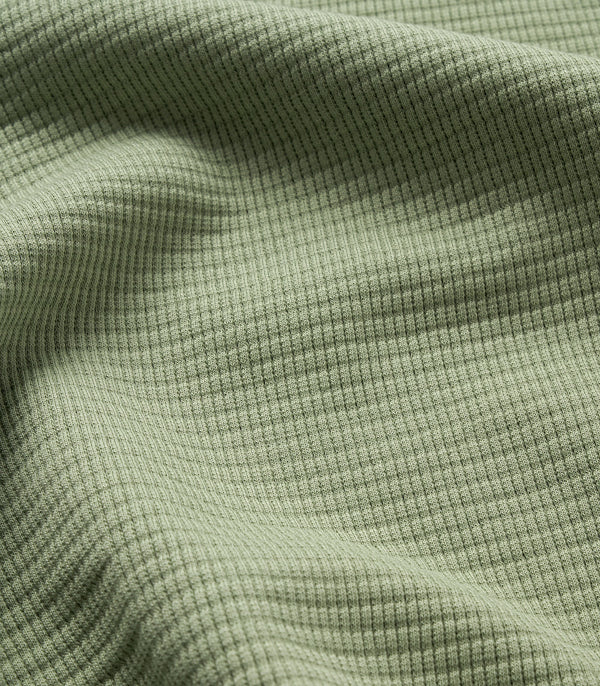 Box Knit T-shirt | Green | Knickerbocker