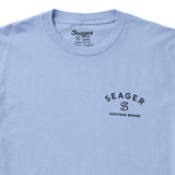 Branded Tee | Faded Denim | Seager Co.
