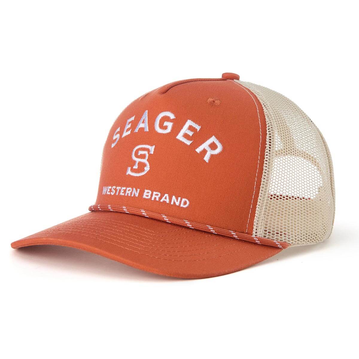 Branded Trucker Snapback | Orange | Seager Co. – Manready Mercantile