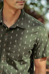Harbor Slim Shirt | Thyme Arrows | Bridge & Burn