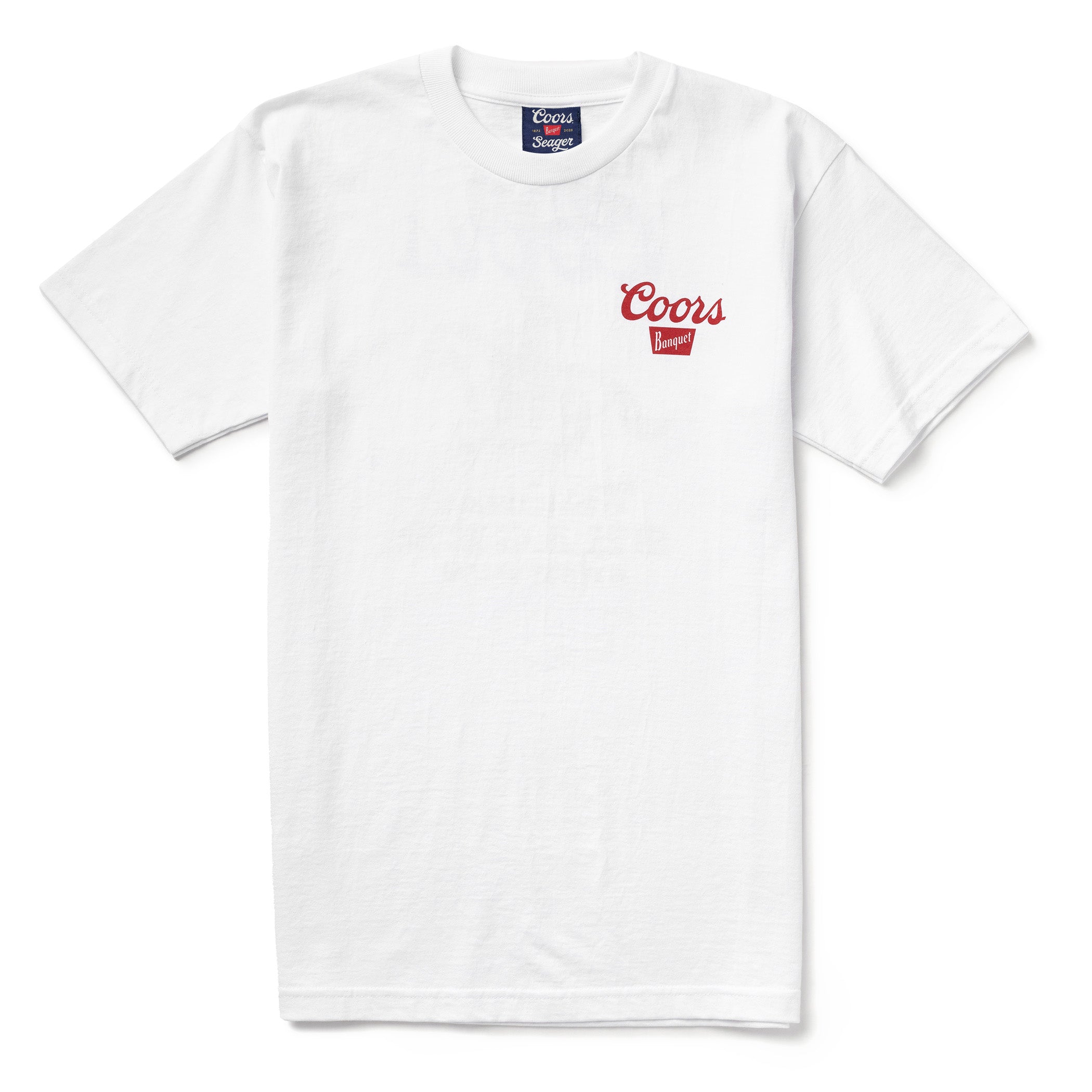 Seager X Coors Banquet Beer Run Tee | White | Seager Co.