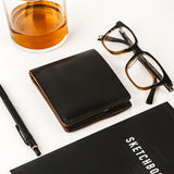 No.32 CXL Horsehide Wallet | Black | Coronado Leather