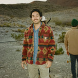 Allegheny Fleece Overshirt | Mitla Motifs: Bricks | Howler Bros