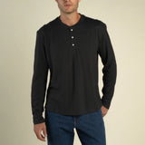 Tex Western L/S Henley | Charcoal | Sendero Provisions Co
