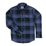 Durango Flannel Pearlsnap Shirt | Woodrow Plaid : Midnight | Sendero Provisions Co