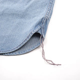 Rancho Shirt | Bleached Indigo Stripe | Freenote Cloth
