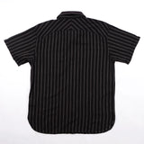 Calico S/S Shirt | Black Stripe | Freenote Cloth