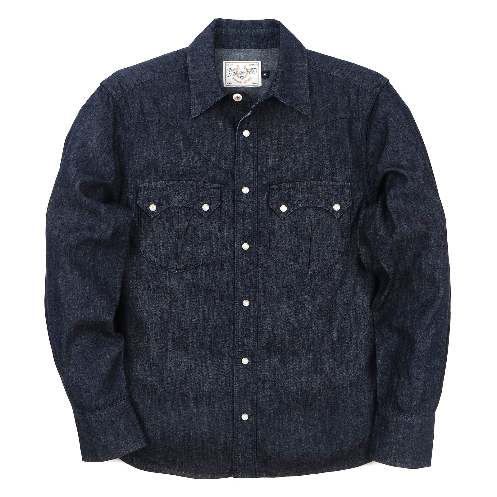 【新品未使用】サイズ6 メンズ シャツ ラッセルノ 1983 Sinclair Shirt | 6 oz Blue Denim | Freenote Cloth – Manready