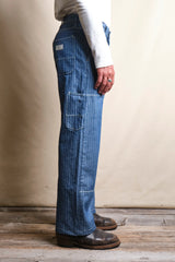 Ortega Pant | 13 oz Blue Herringbone | Freenote Cloth