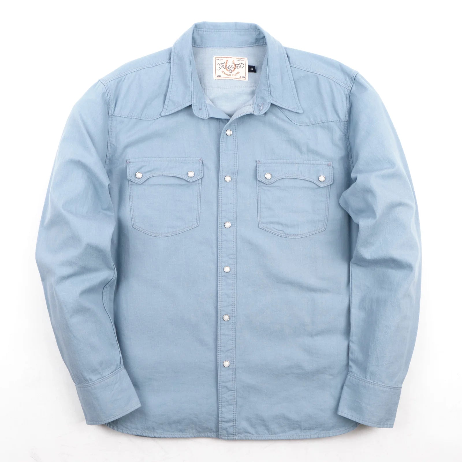 Modern Western L/S Shirt | Clear Blue | Freenote Cloth – Manready