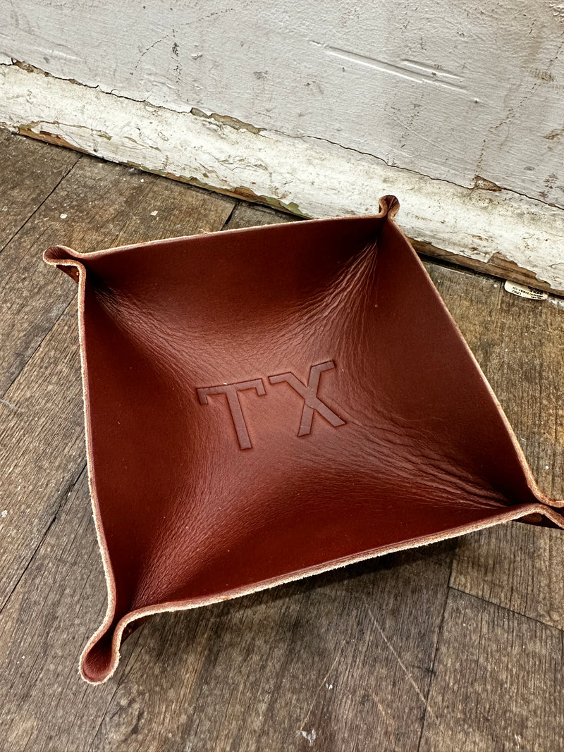 Leather Valet Tray | TX | Manready Mercantile