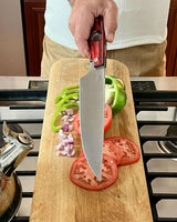 8" Chefmaster Knife | Pakka Wood Grip | Hoffner Knives