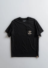 Keep On Surfin' Pocket Tee | Black | Iron & Resin