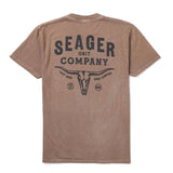 Longhorn Premium Tee | Pigment Brown | Seager Co.