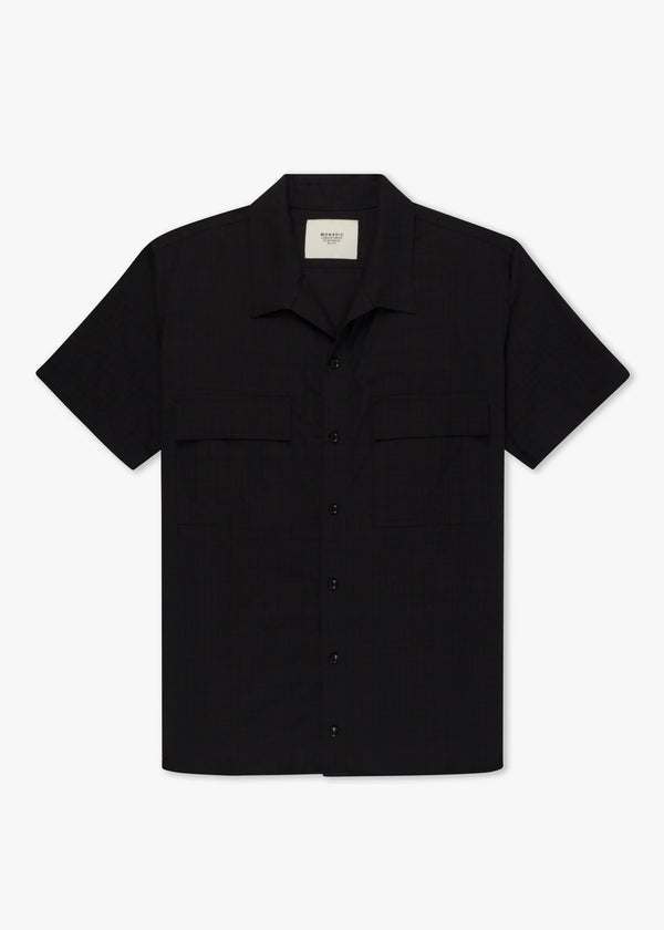 Nelson Shirt | Black | Monadic Clothing