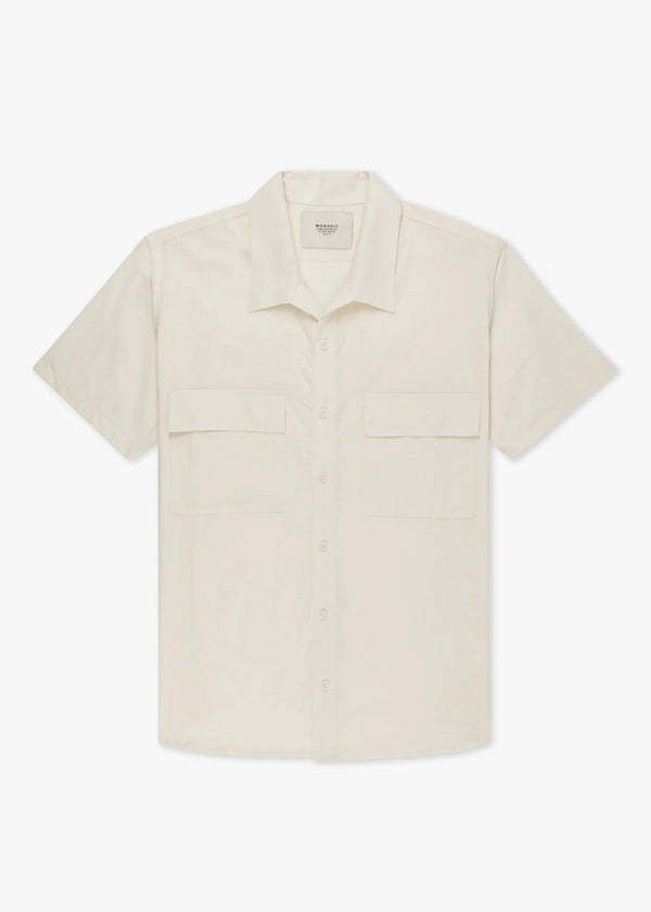 Nelson Shirt | Stone | Monadic Clothing