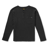 Sawpit Henley LS Thermal | Vintage Black | Seager Co.