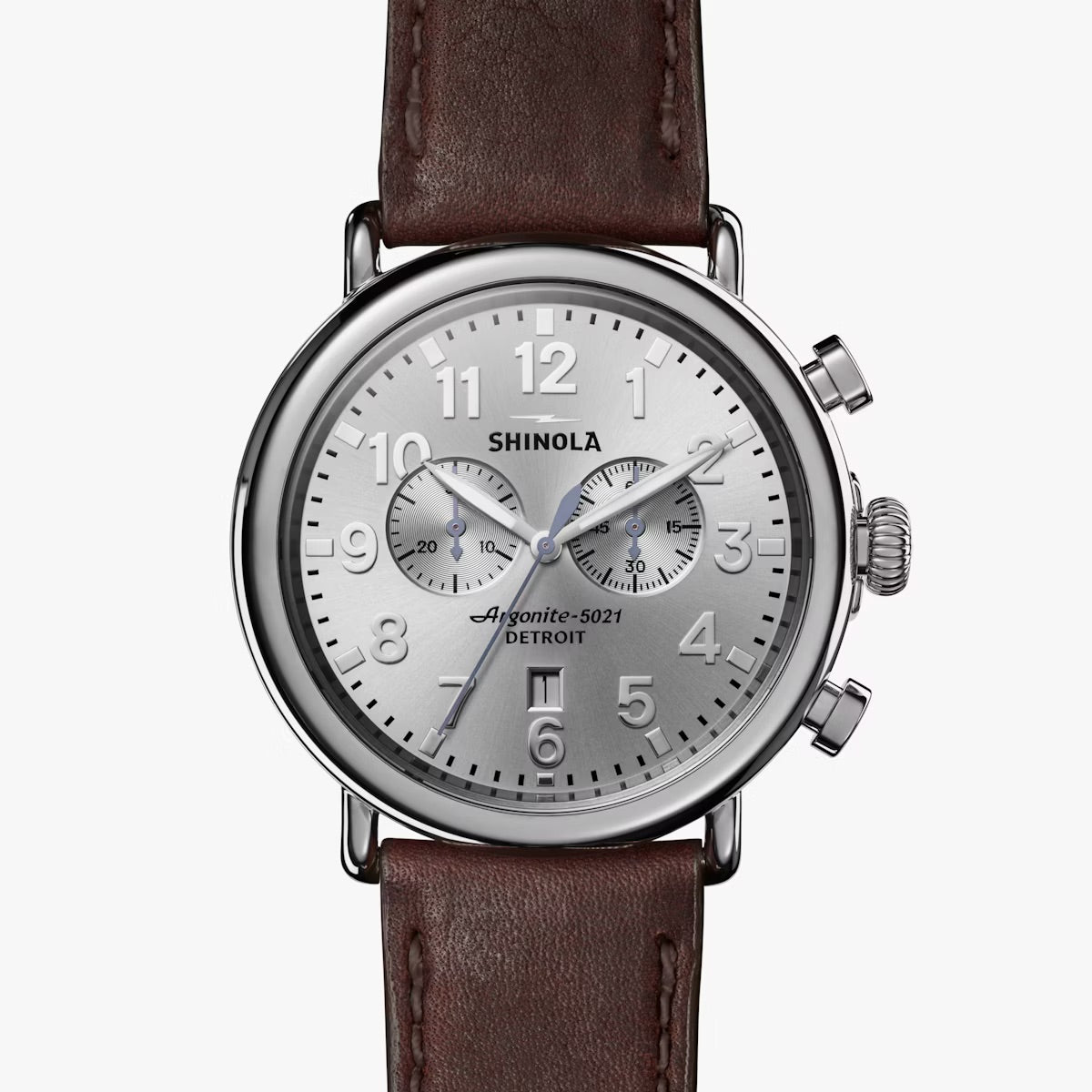 The Runwell Chronograph 47mm | Silver | Shinola Detroit – Manready