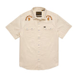 Crosscut Deluxe Shortsleeve Shirt | Fowl Play : Off White Dobby | Howler Bros