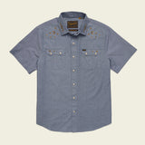 Crosscut Deluxe Shortsleeve Shirt | Noche de Paz : Indigo Chambray | Howler Bros