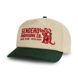 Armadillo Hat | Cream + Green | Sendero Provisions Co.