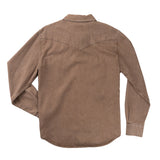 Wyatt Pearl Snap Denim Shirt | Faded Brown | Sendero Provisions Co