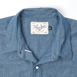 Modern Western S/S Shirt | Chambray | Freenote Cloth