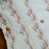 City Slicker Button Up Short Sleeve | Ocotillo Stripe Faded Teal | Sendero Provisions Co