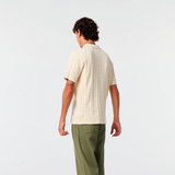 Rails Knit Polo | Ecru | Critical Slide
