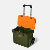 Roadie 32 Wheeled Cooler | Olive/Kingcrab Orange | YETI