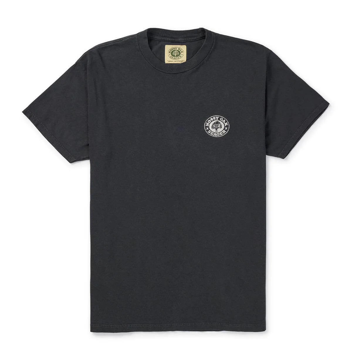 Seager x Mossy Oak Premium Tee | Pigment Black | Seager Co