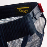 Sportsman All Mesh Trucker Snapback | Navy | Seager Co.